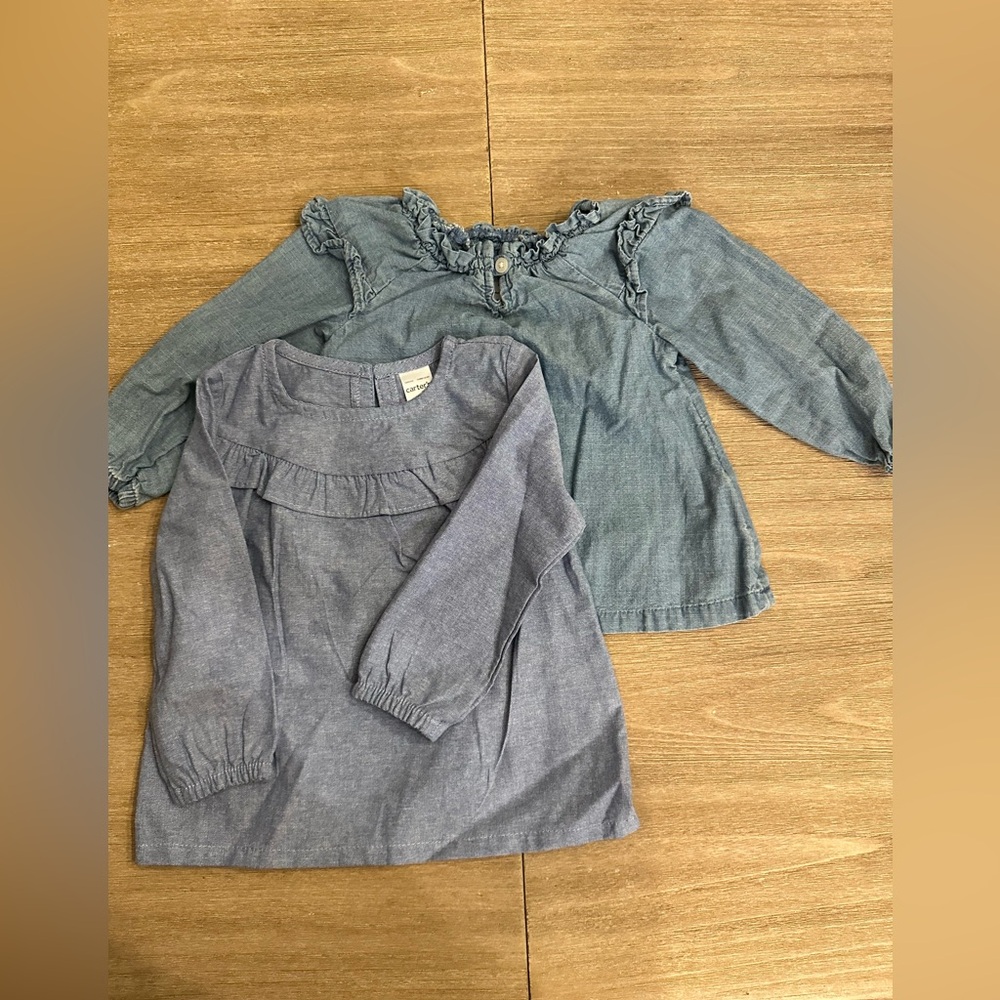 Long sleeve Chambray tops